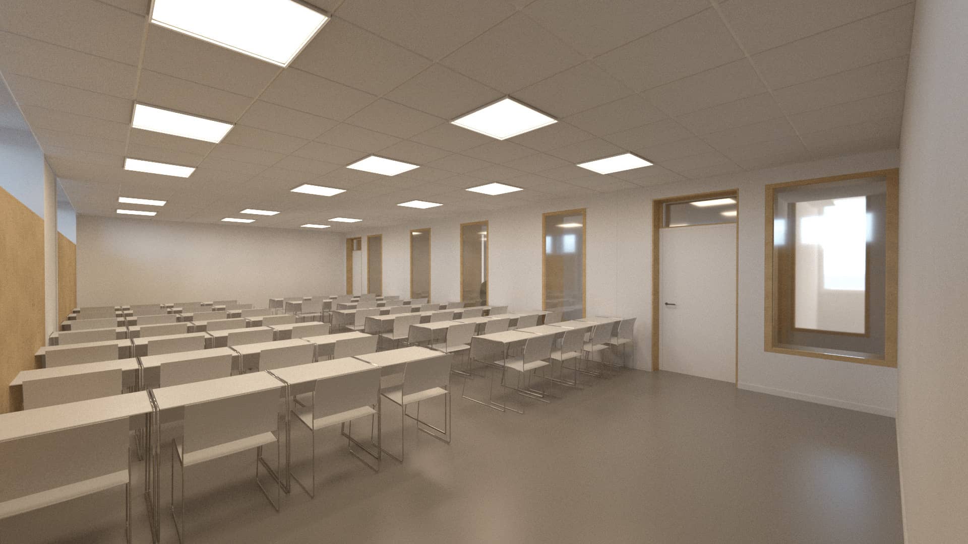 Maquette salle de cours Campus EGC Arles