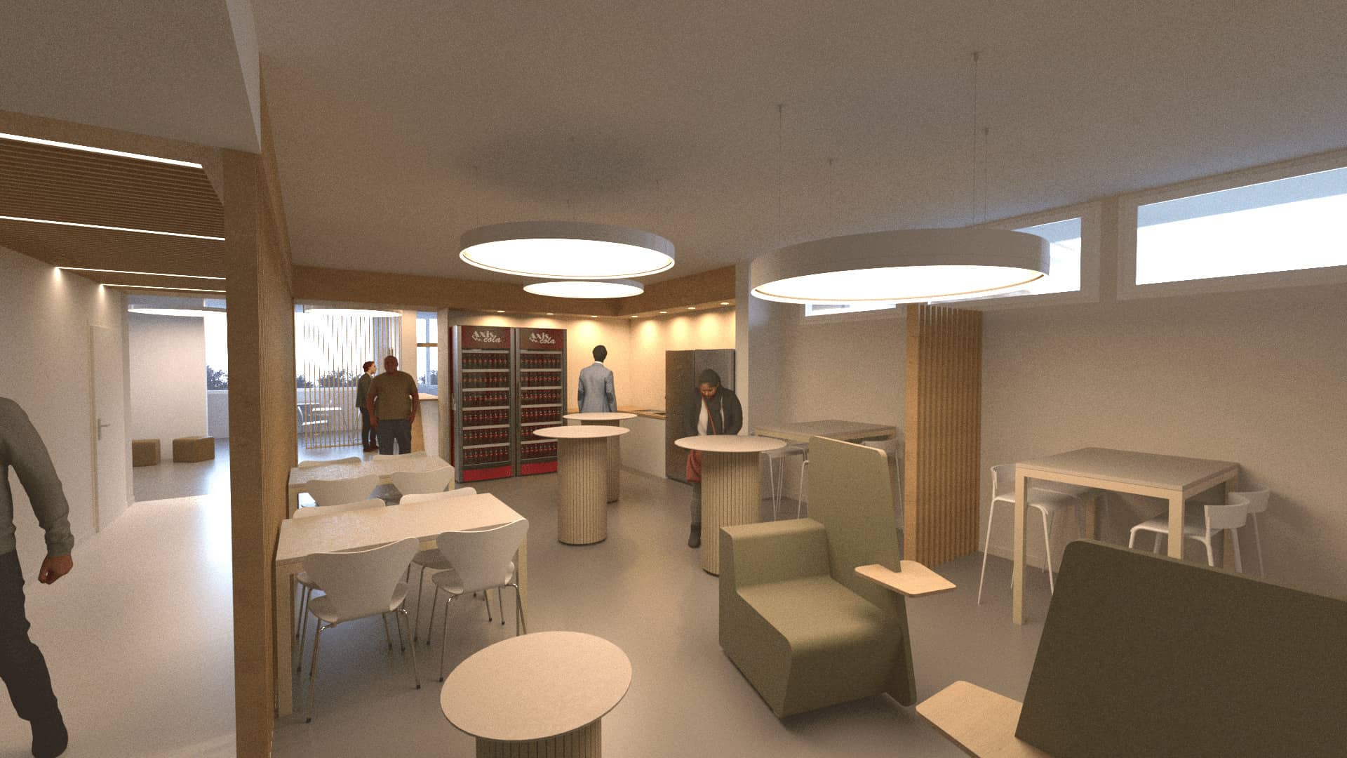 Maquette salle de pause Campus EGC Arles