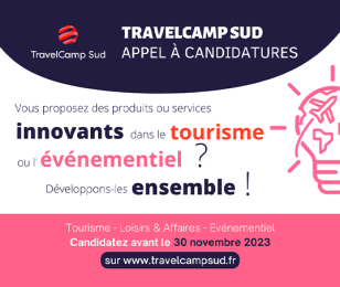 Appel à Candidatures : Challenge TravelCamp Sud – 4ème édition