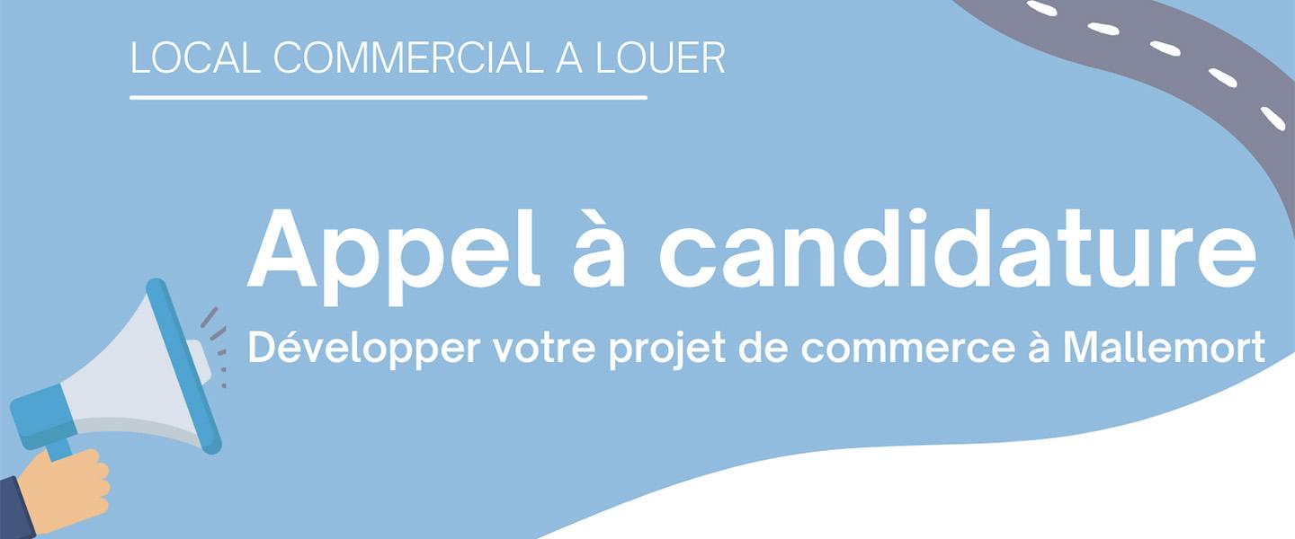 Appel à Candidature : Développez votre projet de commerce à Mallemort