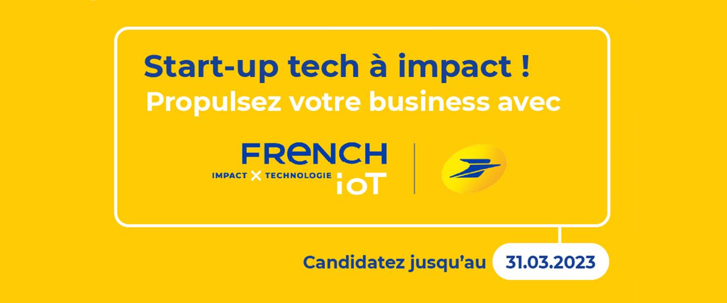 Appel à candidatures : Concours French IoT Impact x Technologie La Poste